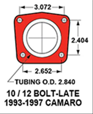 Kit de frenos traseros de alto rendimiento para Chevrolet Camaro - 140-11399-DR